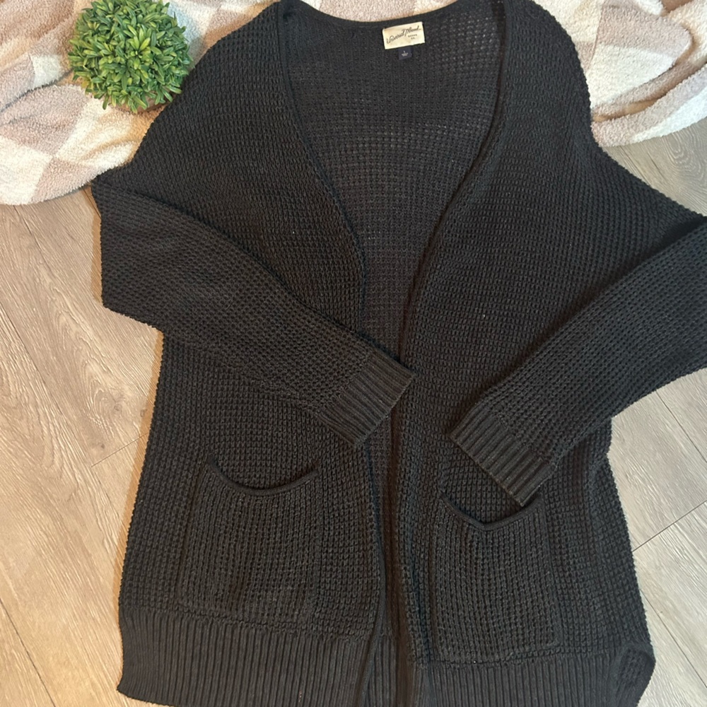 Black Knit Cardigan